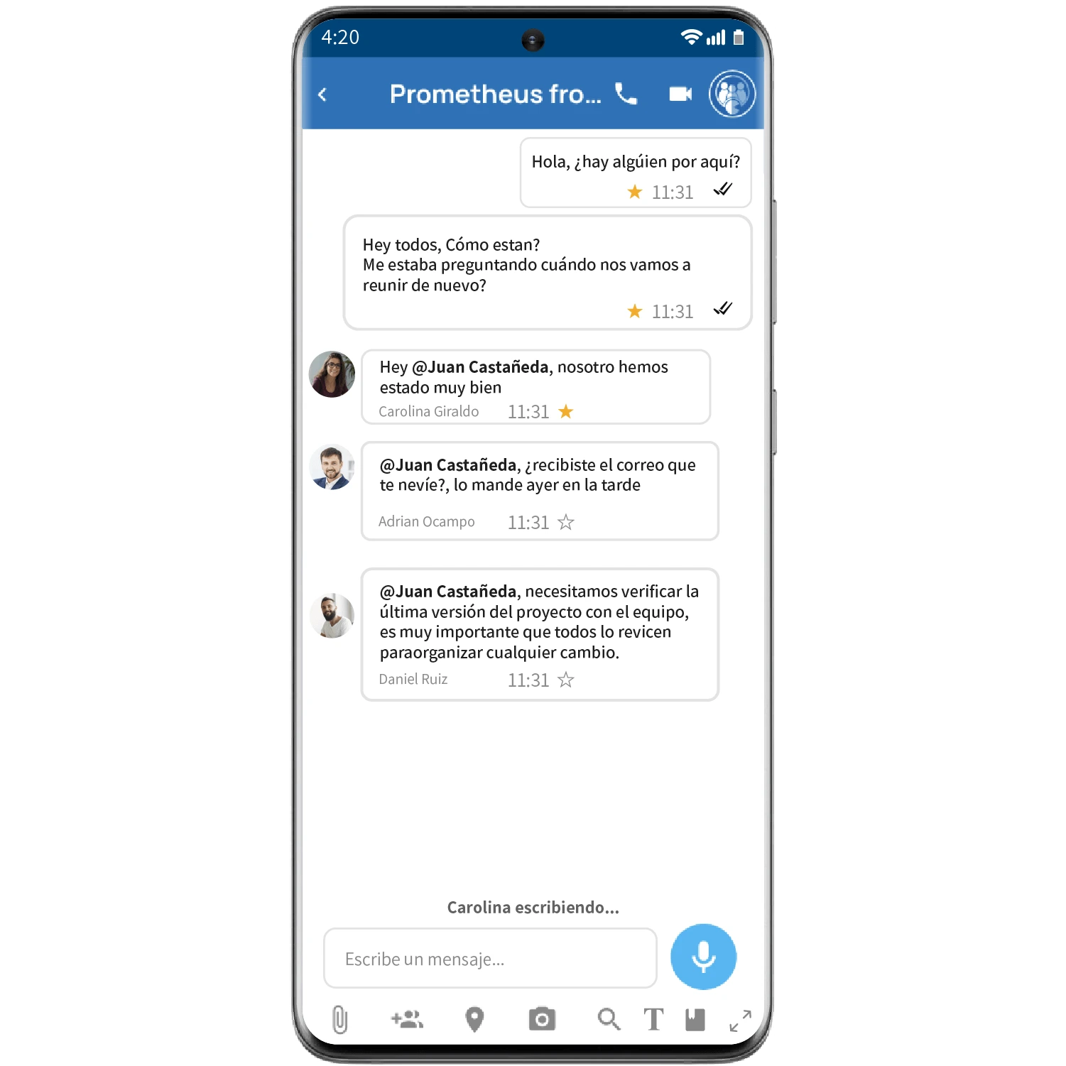Audio y videoconferencia