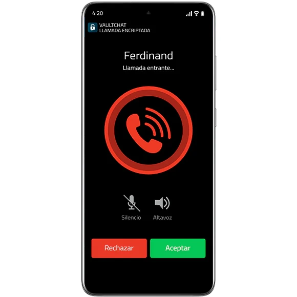 Llamadas cifradas